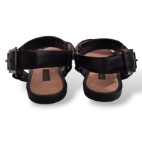 Sandália Louis Vuitton Malha de Strass Preta-35