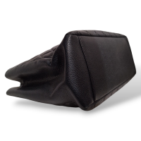 Bolsa Chanel Grand Shopping Preta Caviar com Ferragem Prata