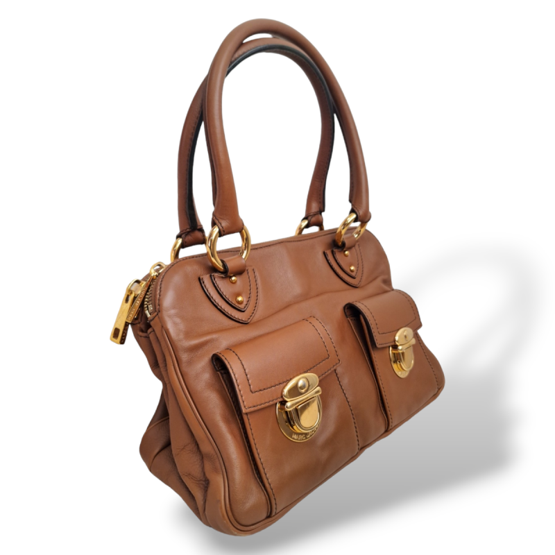 Bolsa Marc Jacobs Caramelo com Ferragem Dourada