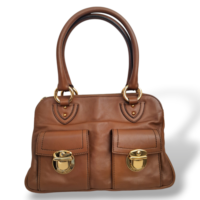 Bolsa Marc Jacobs Caramelo com Ferragem Dourada