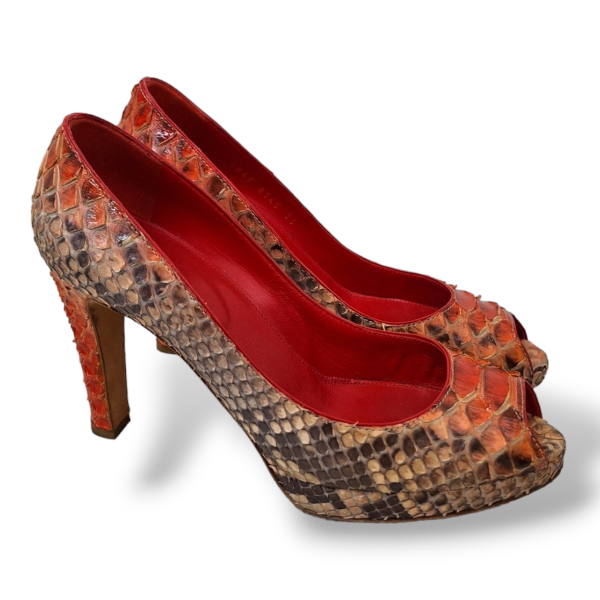 Peep Toe Sergio Rossi em Phyton - 34