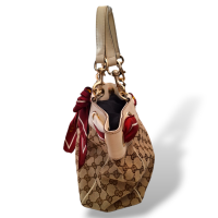 Bolsa Gucci Monograma Positano Tote Off White