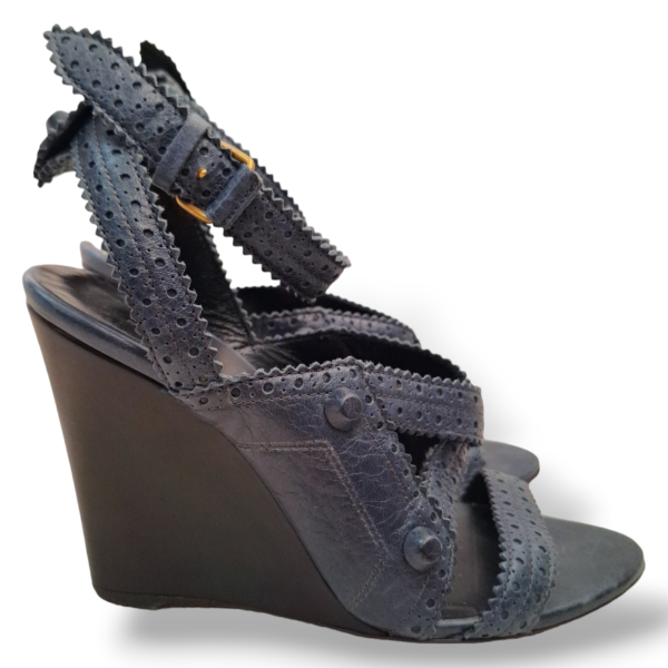 Anabela Balenciaga Azul Petróleo-35