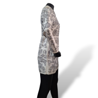 Vestido Valentino Bordado Off White com Bolso - 40