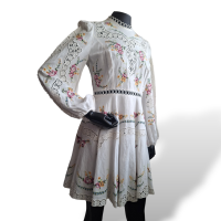 Vestido Zimmermann Renda Bordado Branco - 36