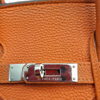 Bolsa Hermès Birkin 35 Laranja com Ferragem Palladium