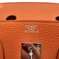 Bolsa Hermès Birkin 35 Laranja com Ferragem Palladium