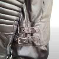Jaqueta Belstaff Embellished Couro Preta - 42