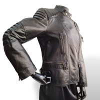 Jaqueta Belstaff Embellished Couro Preta - 42