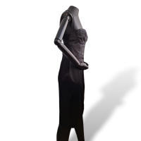 Vestido Roberto Cavalli Cetim Preto - 44