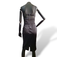 Vestido Roberto Cavalli Cetim Preto - 44