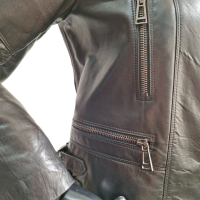 Jaqueta Belstaff Embellished Couro Preta - 42