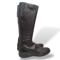 Bota Prada Sport Couro Preta-38