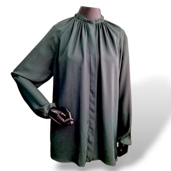 Camisa Lanvin de Seda Verde Camisa Lanvin de Seda Verde