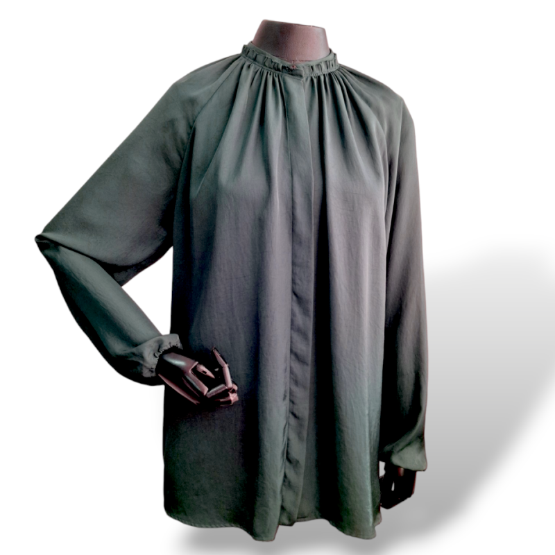 Camisa Lanvin de Seda Verde