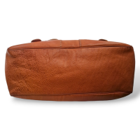 Bolsa Valentino Shoulder Vintage em Couro Laranja