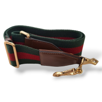 Bolsa Gucci Horsebit 1955 Mini Monograma com Alça Web Extra