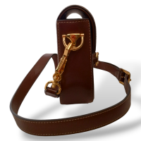 Bolsa Gucci Horsebit 1955 Mini Monograma com Alça Web Extra
