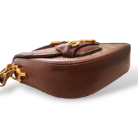 Bolsa Gucci Horsebit 1955 Mini Monograma com Alça Web Extra