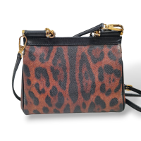Bolsa Dolce & Gabbana Sicily Couro Leopard