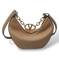 Bolsa Valentino Vlogo Moon bege 