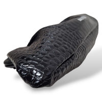 Clutch Balenciaga em Croco Preta 