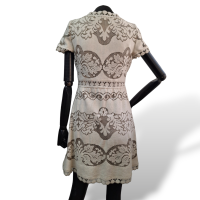 Vestido Valentino Embellished Bege - 40