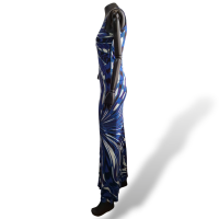 Vestido Emilio Pucci Estampado Azul - 36