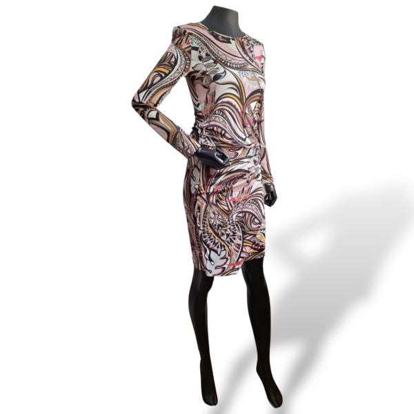 Vestido Emilio Pucci Seda Estampado Rosa - 34