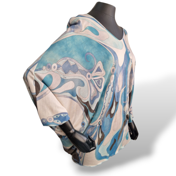 Blusa Emilio Pucci Manga Longa Estampada - 36