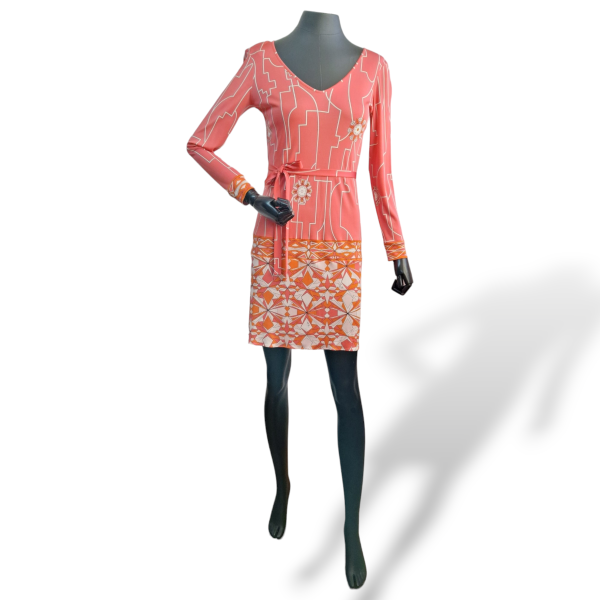 Vestido Emilio Pucci Rosa Estampado - 34