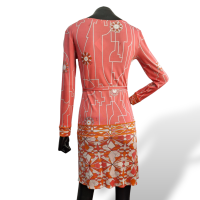 Vestido Emilio Pucci Rosa Estampado - 34