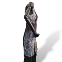 Vestido BCBG Max Azria Estampado com Fundo Preto - 36