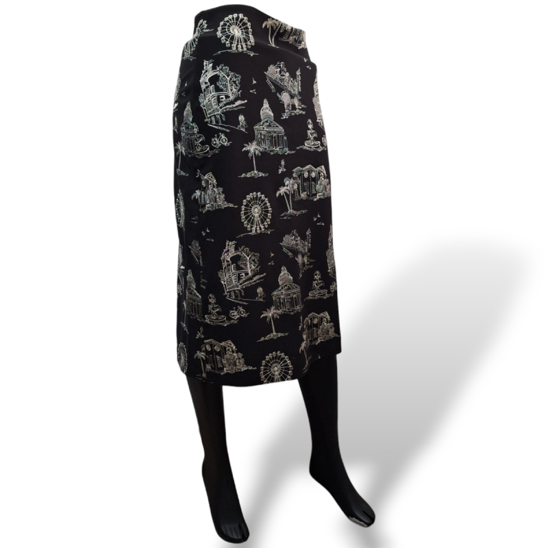 Saia Maje Midi Estampada - 38 Saia Maje Midi Estampada - 38