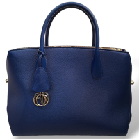 Bolsa Christian Dior Azul com Detalhe em Phyton