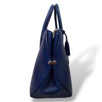 Bolsa Christian Dior Azul com Detalhe em Phyton