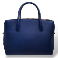 Bolsa Christian Dior Azul com Detalhe em Phyton