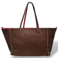Bolsa Valentino Tote Rockstud Caramelo 