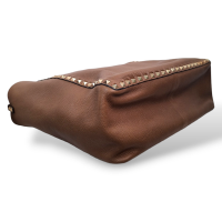 Bolsa Valentino Tote Rockstud Caramelo 