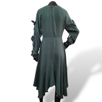Vestido BCBG Max Azria Verde com Ilhós - 36