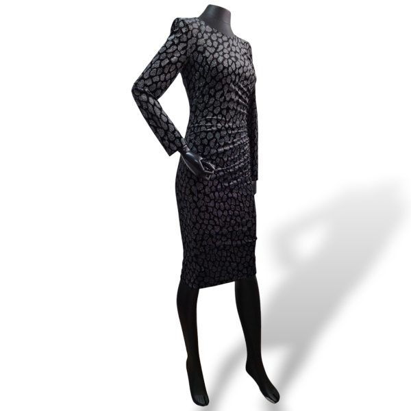 Vestido Nissa em Veludo com Glitter - 38