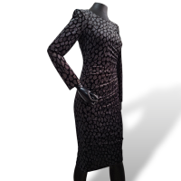 Vestido Nissa em Veludo com Glitter - 38