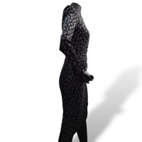 Vestido Nissa em Veludo com Glitter - 38