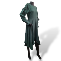 Vestido BCBG Max Azria Verde com Ilhós - 36