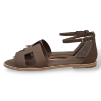 Sandália Hermès Santorini Etoupe - 39