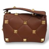 Bolsa Valentino Roman Stud Caramelo
