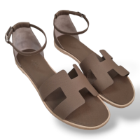 Sandália Hermès Santorini Etoupe - 39