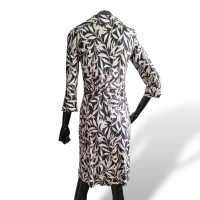 Vestido Diane Von Furstenberg Preto E Branco Estampado-36