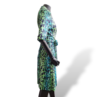 Vestido Diane Von Furstenberg Verde Estampado-40