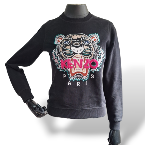 Moletom Kenzo Jungle Tiger Preta-PP